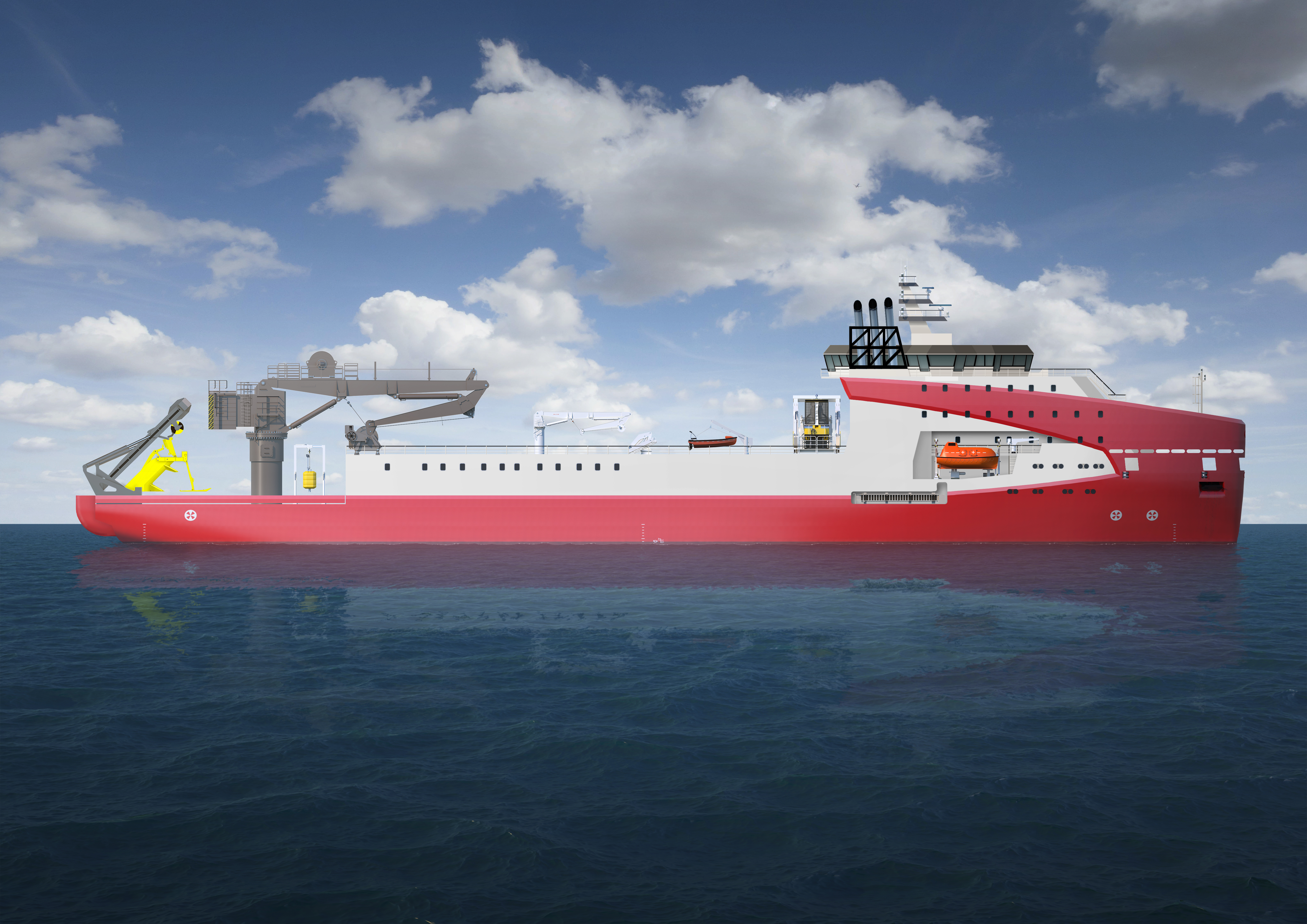 Cable Lay Vessel rendered image