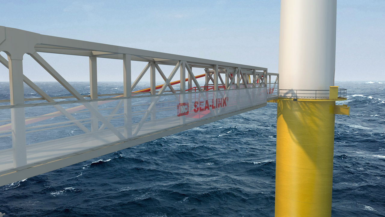 gangway at monopile