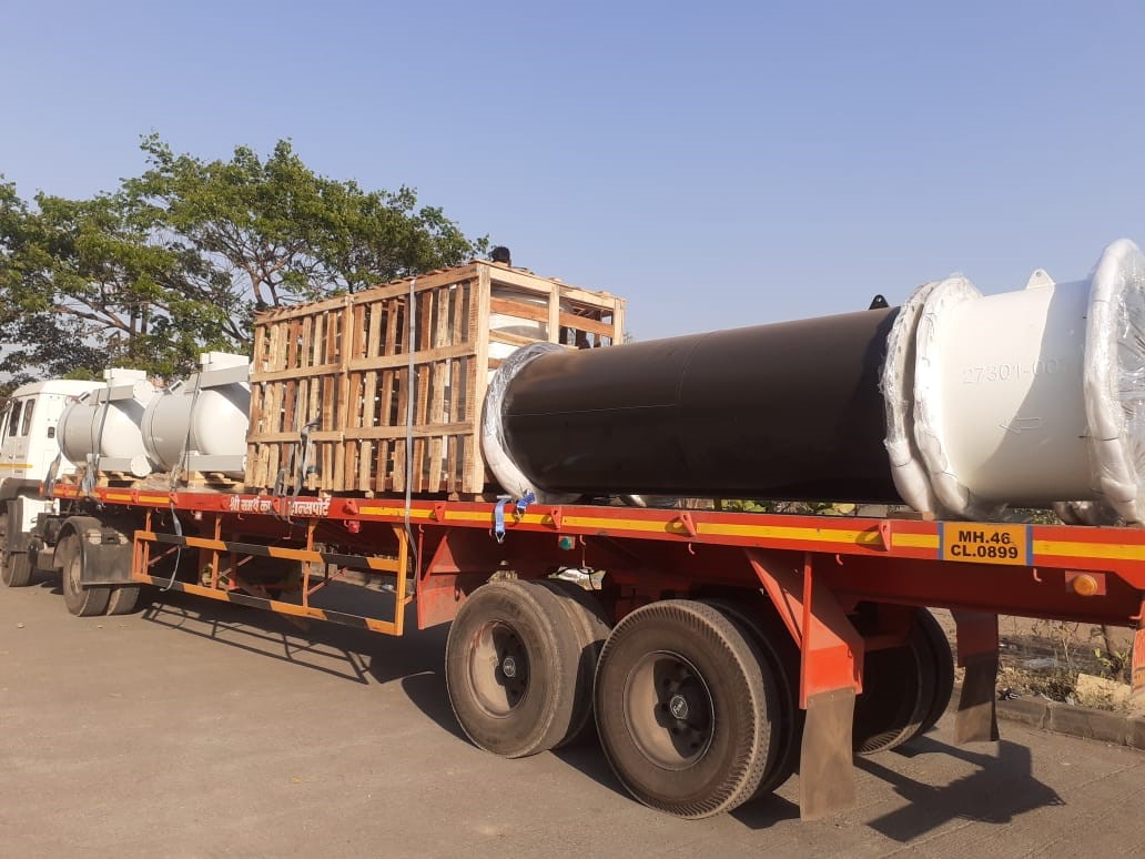 Pipes ready for transport IHC India