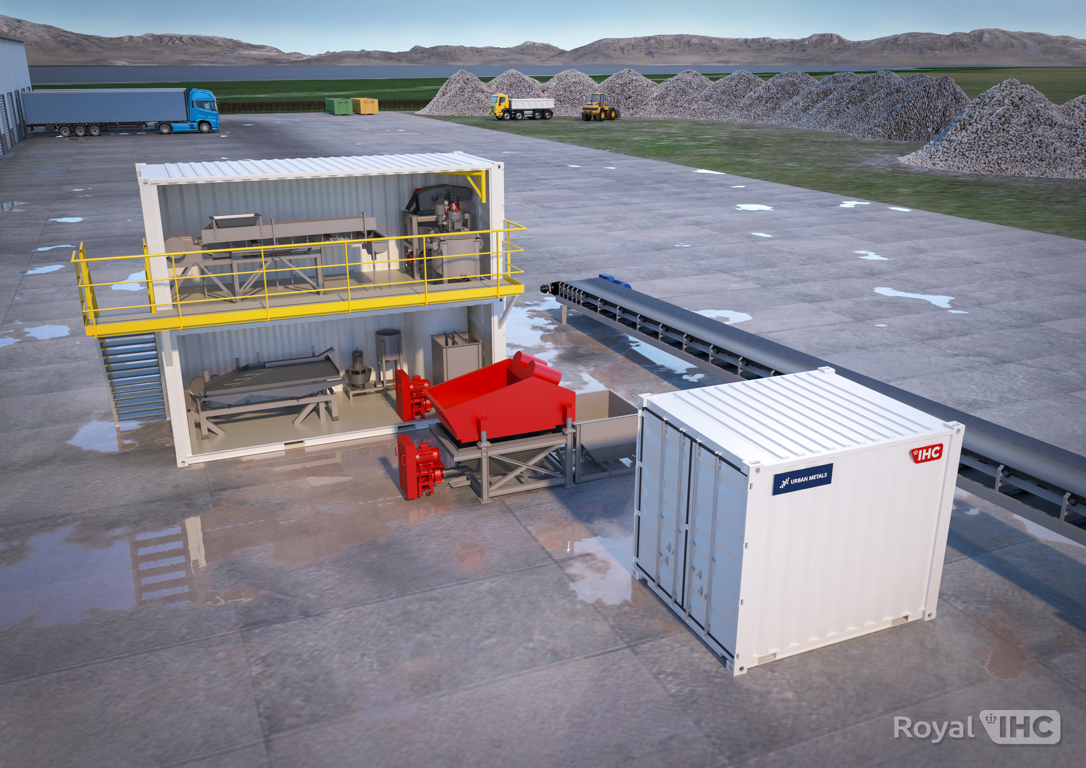 urban mining pilot processing plant