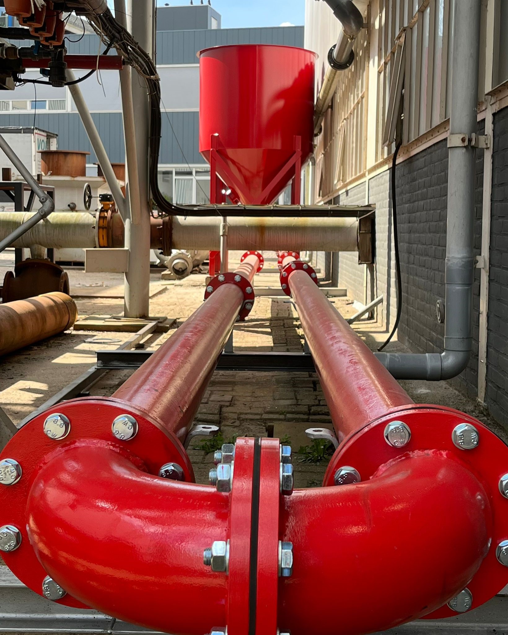 Piping test circuit Piping test circuit