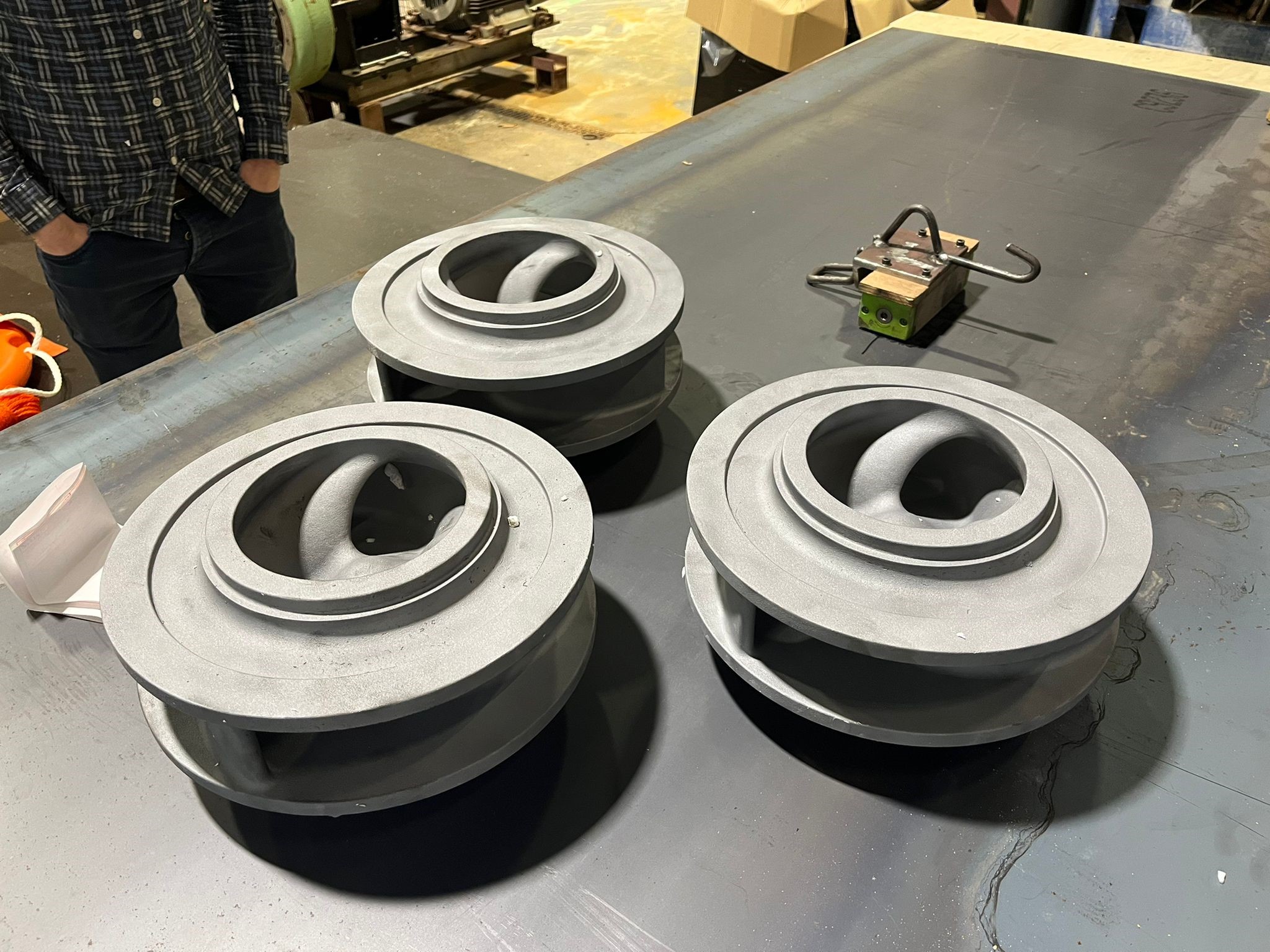 3D printed pump impellers 