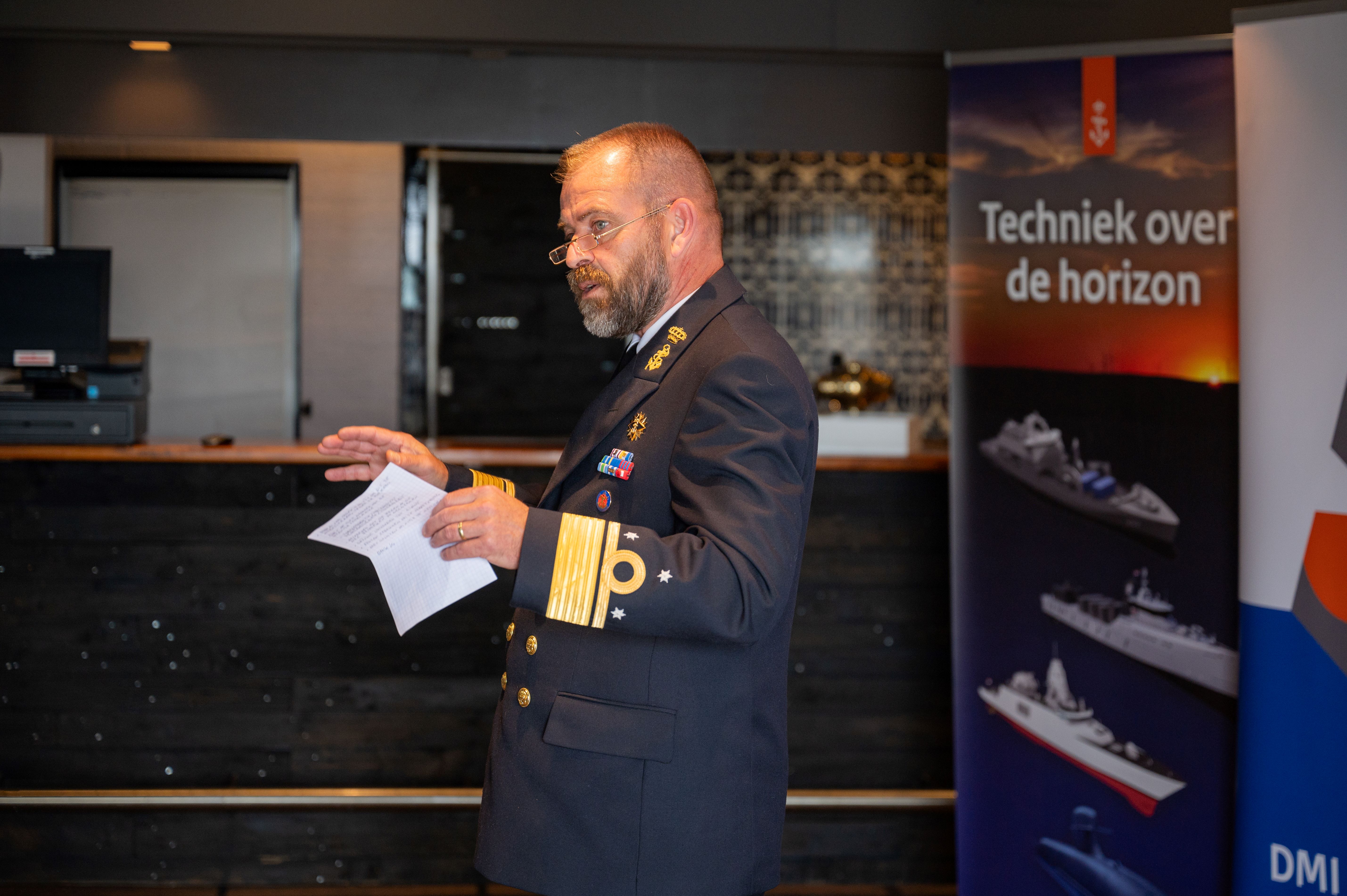 Vice Admiral R.P. Tas, Commander Royal Netherlands Navy and Admiral BENELUX