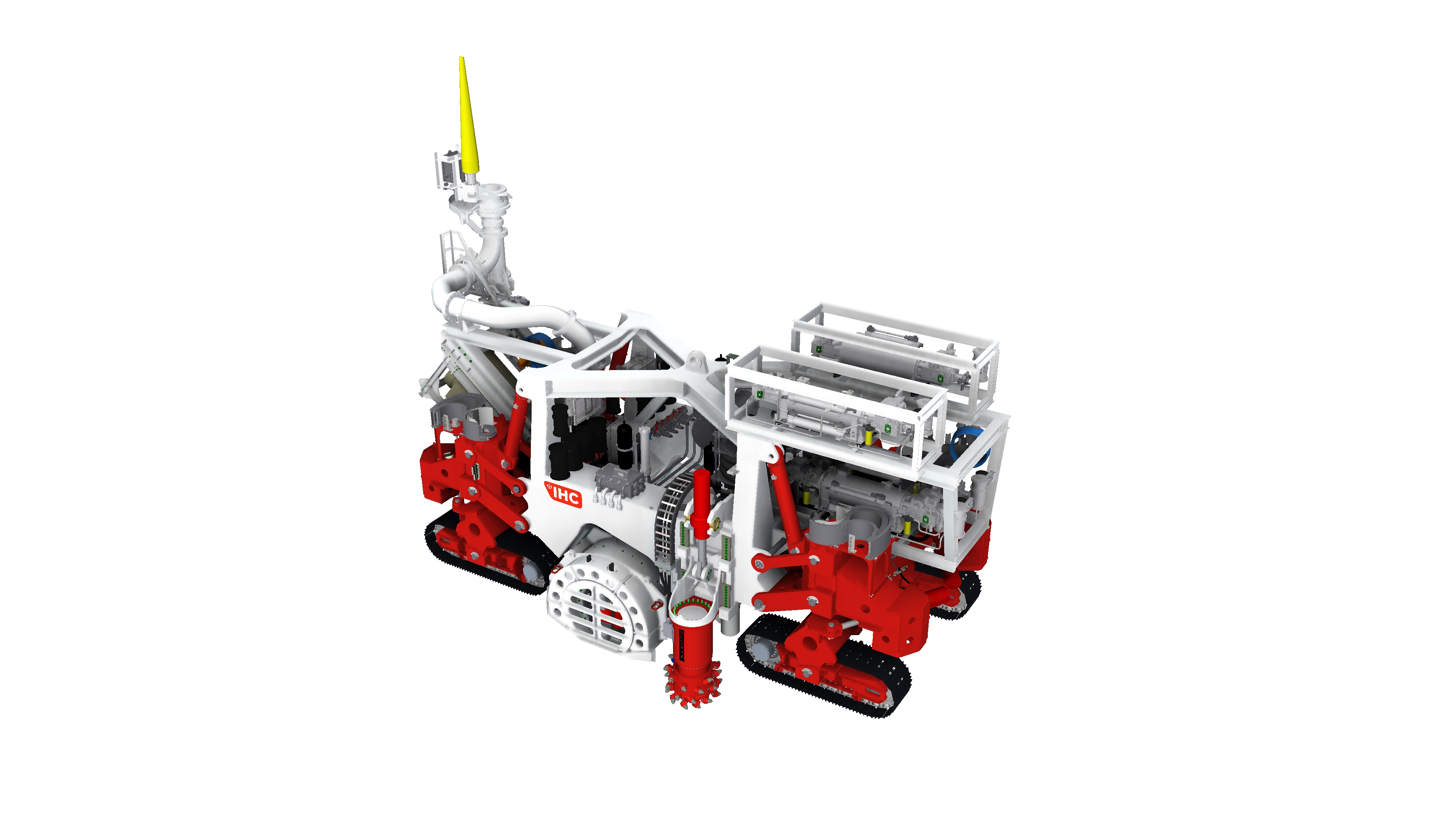 Underwater mining crawler