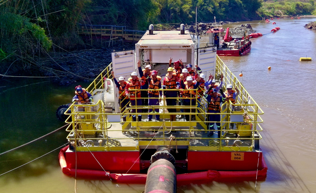 Operational support for booster station on site in Brazil Installation of booster station