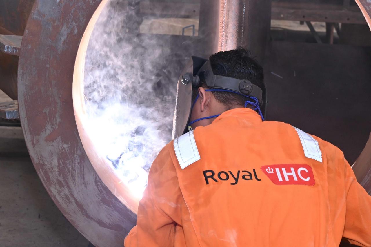 IHC India colleague welding
