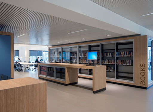Interior library Leiden university
