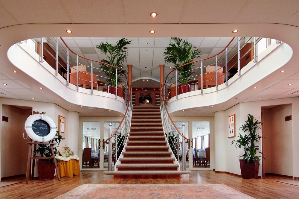 River cruise ships interior