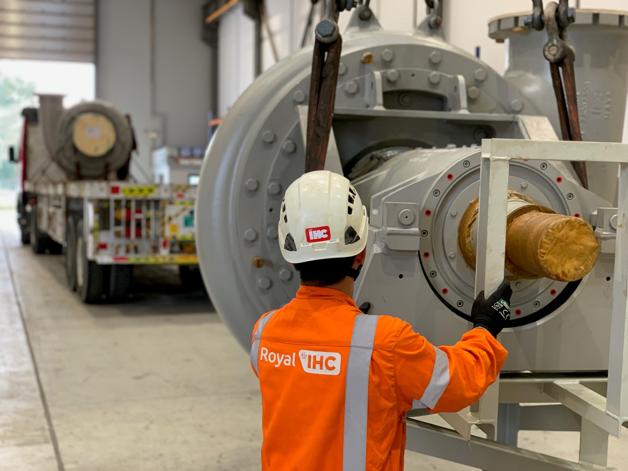 Maintenance in Royal IHC workshop Dubai