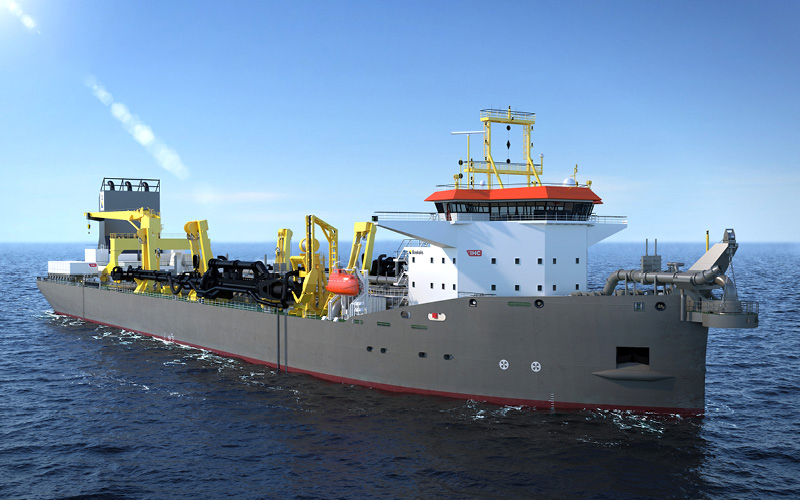 Trailing suction hopper dredger Boskalis