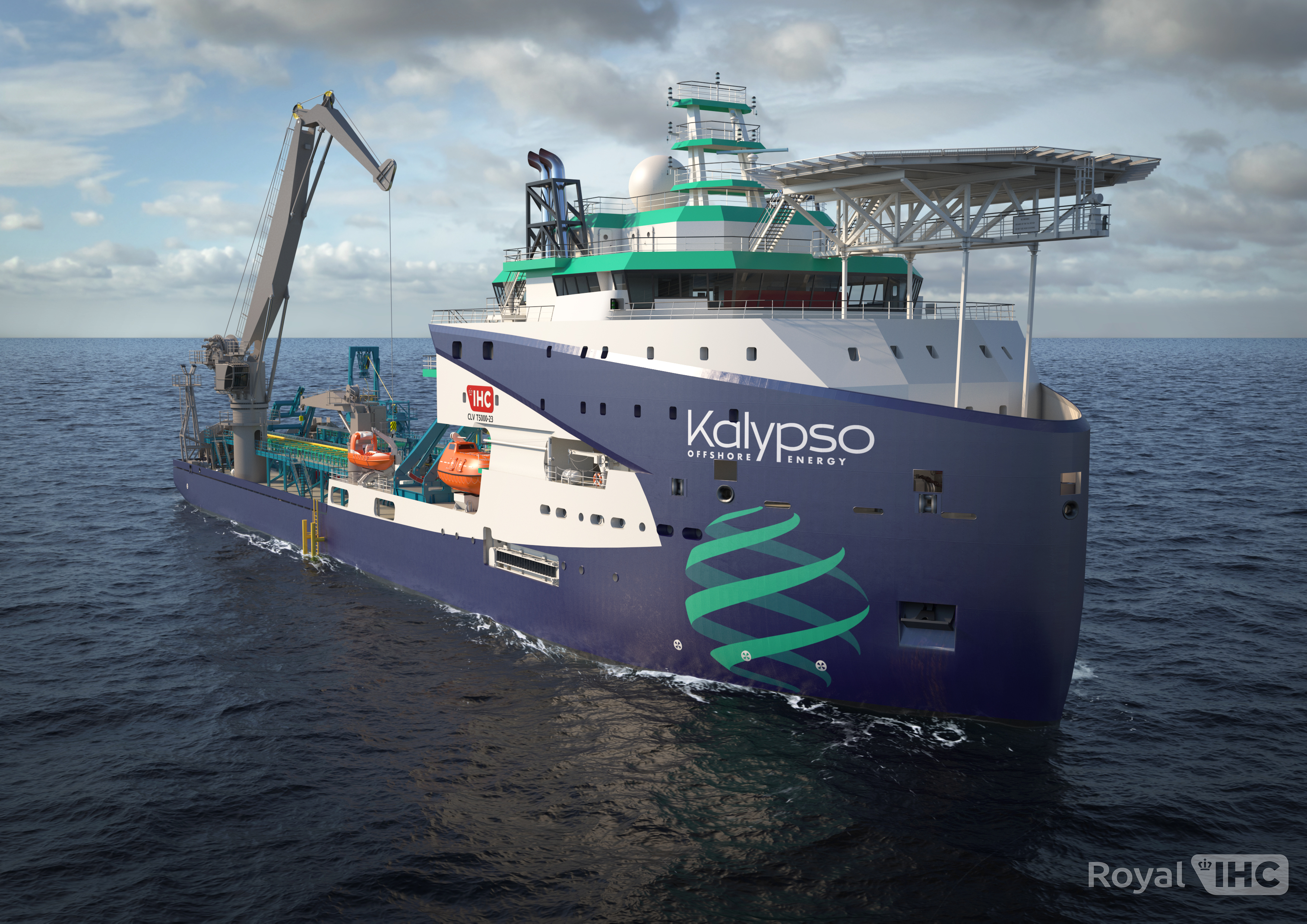 Kalypso Cable Lay vessel per water front