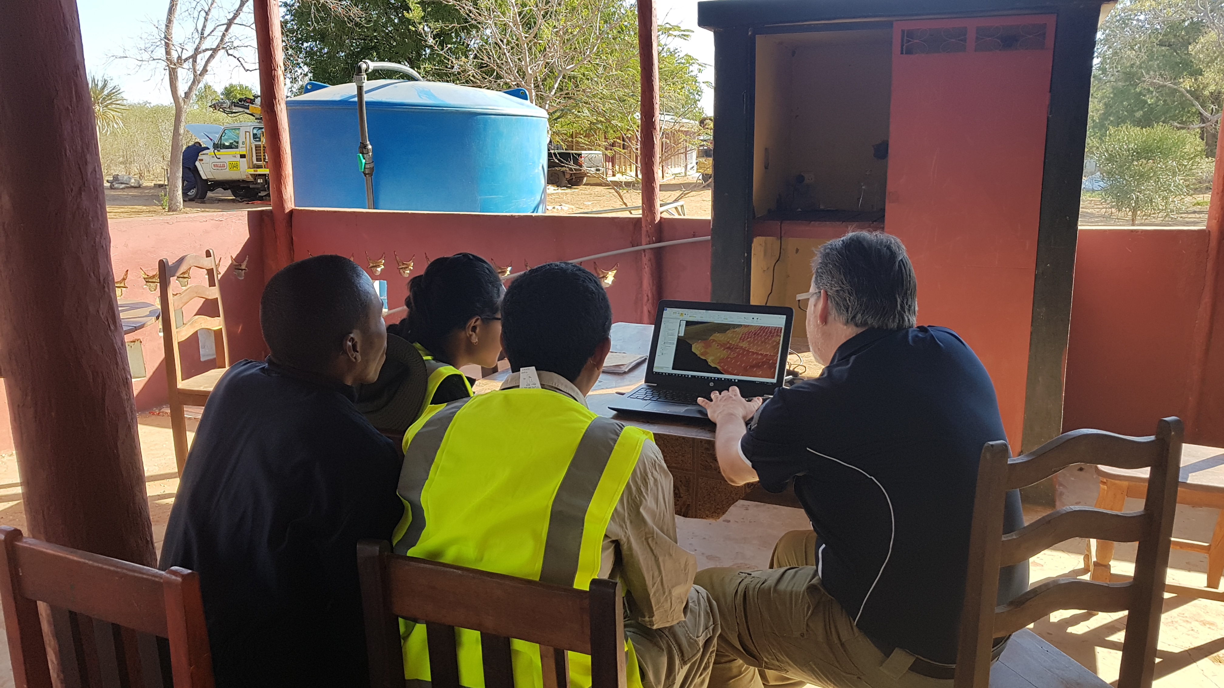 Training and mentoring geologists at Base Resources' Toliara Project Training and mentoring geologists at Base Resources' Toliara Project