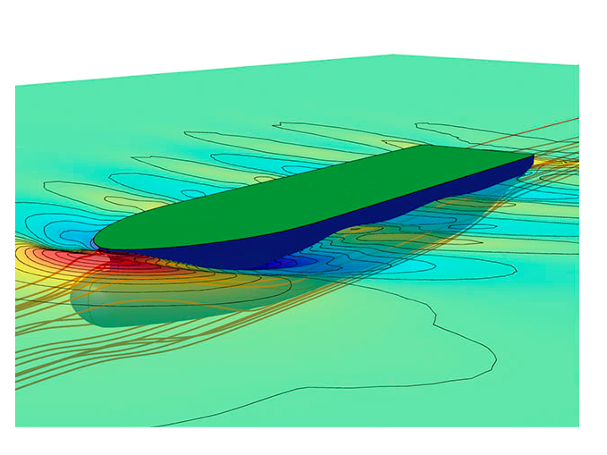 screen shot of vessel in computational fluid dynamics