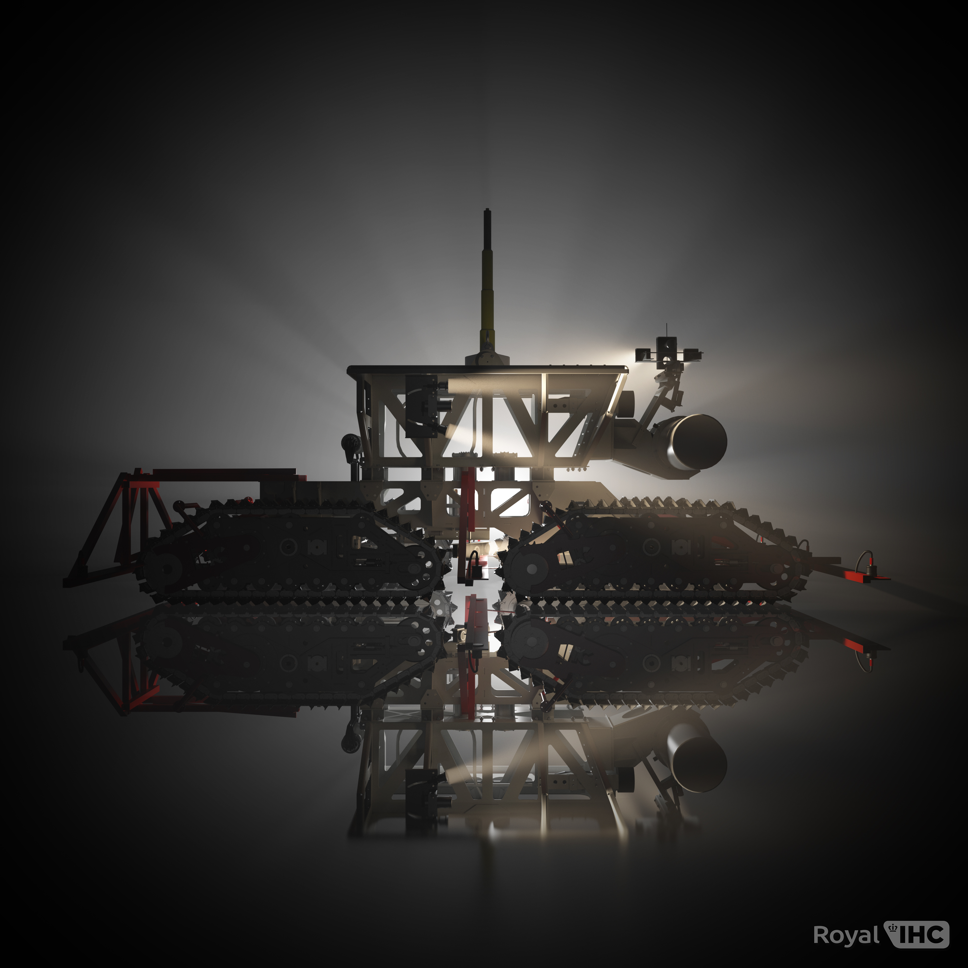 seabed crawler for mine countermeasures