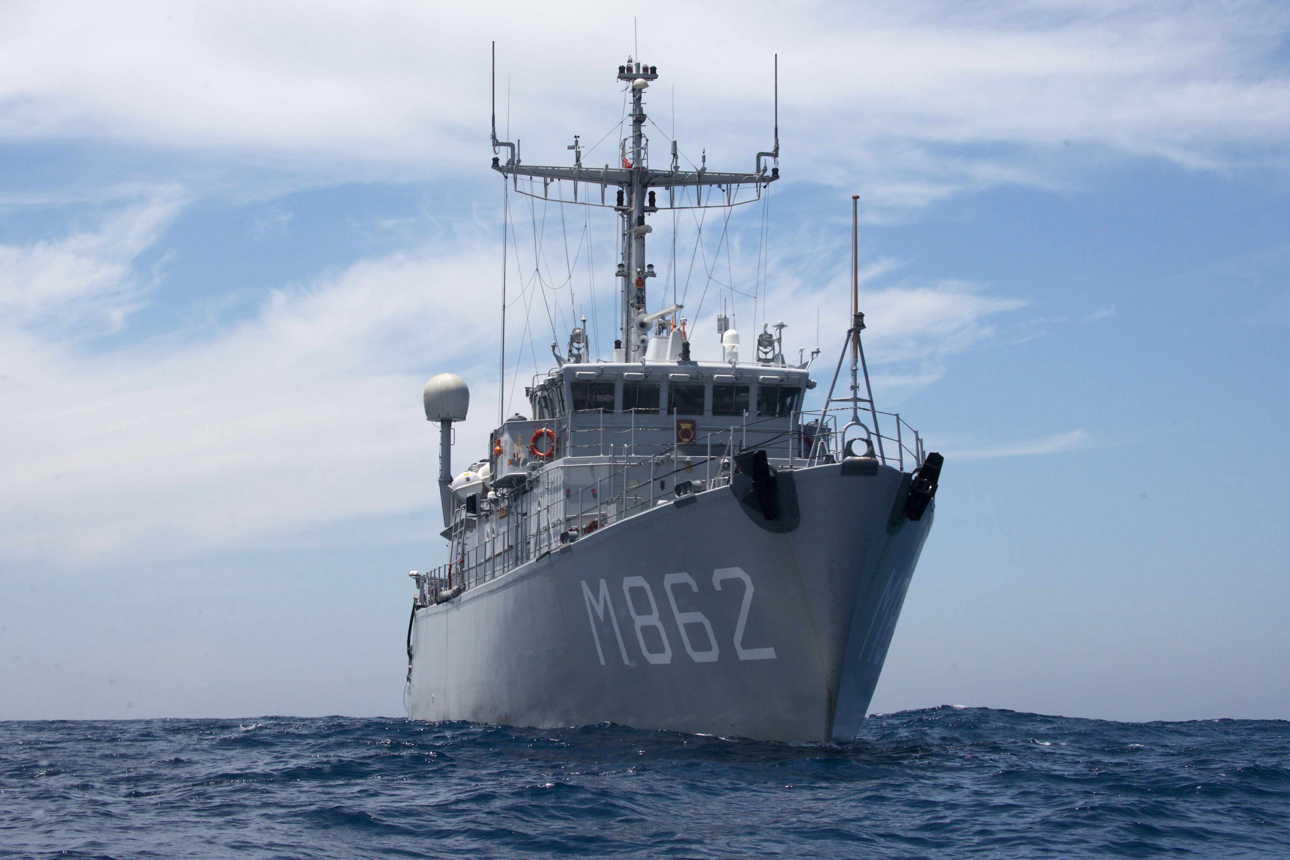 Mine counter measure vessel Zr Ms Zierikzee (Alkmaar Class) Mine coutermeasure vessel from the Alkmaar-Class HNLMS Zierikzee