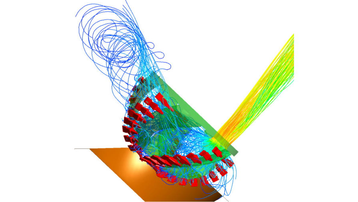 Flow in cutter head