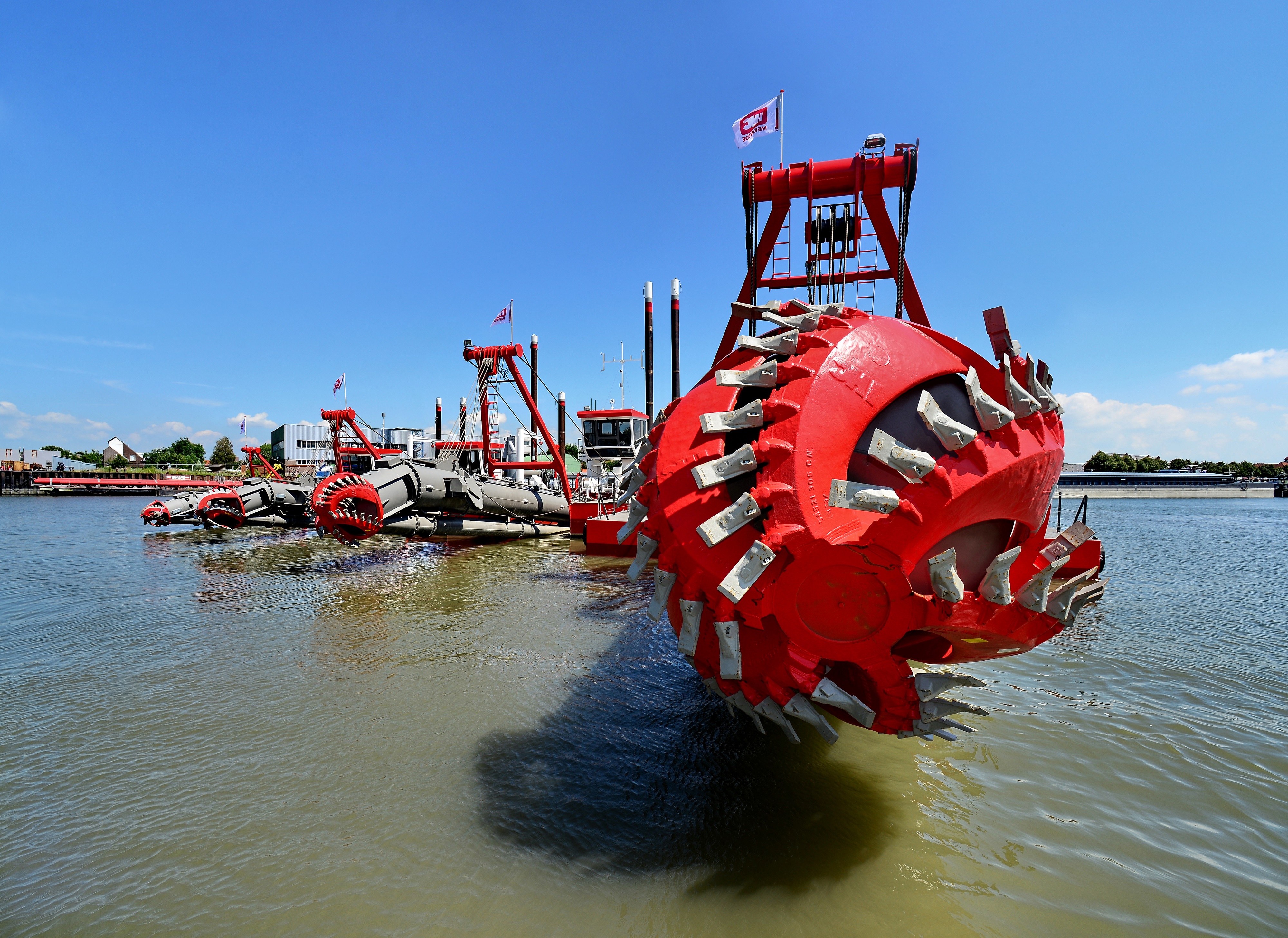 IHC Beaver cutter suction dredgers with IHC cutter heads