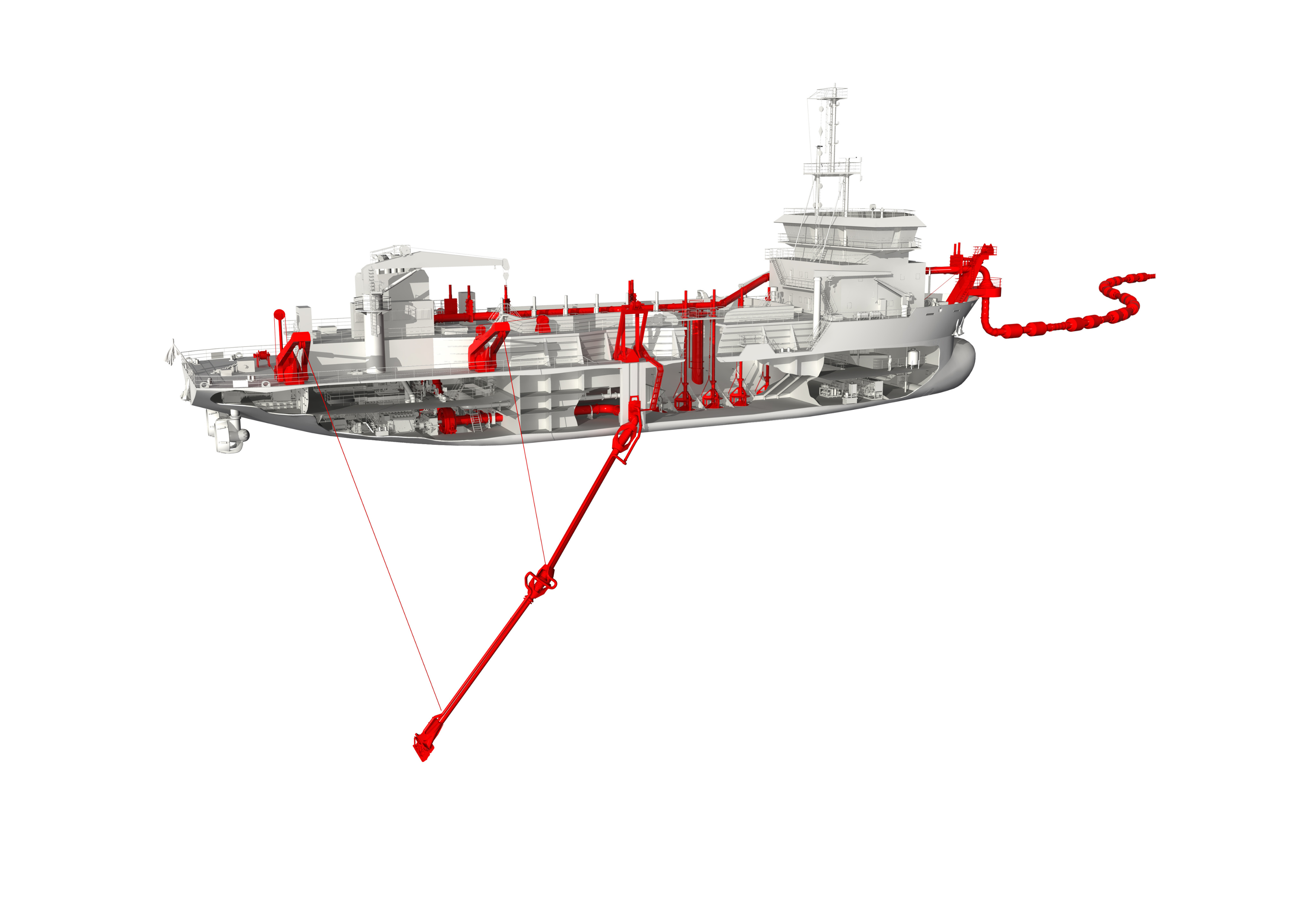Dredge system TSHD