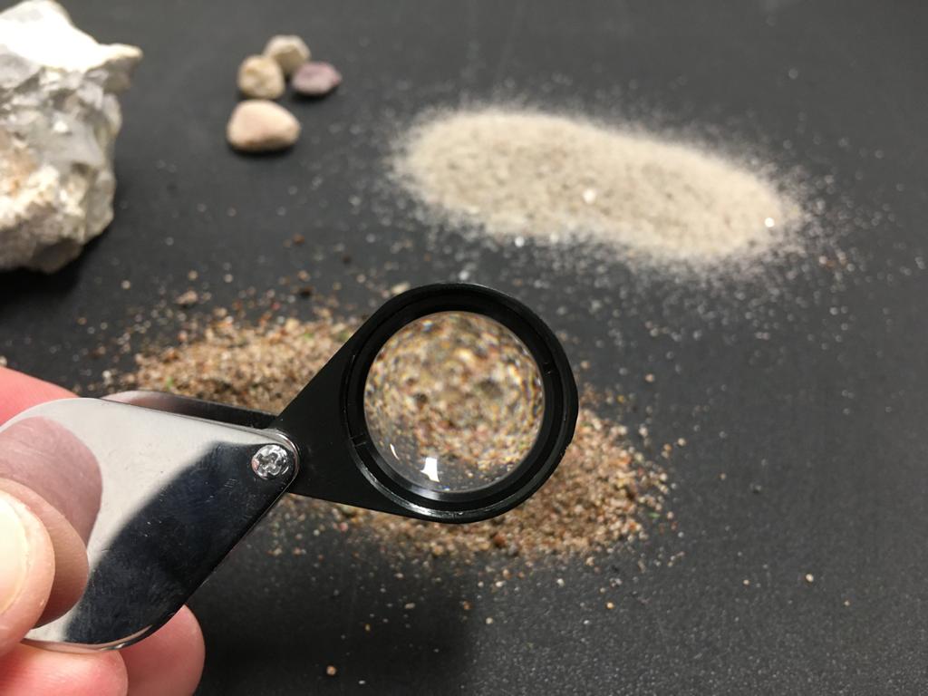 Magnifying glass dredging