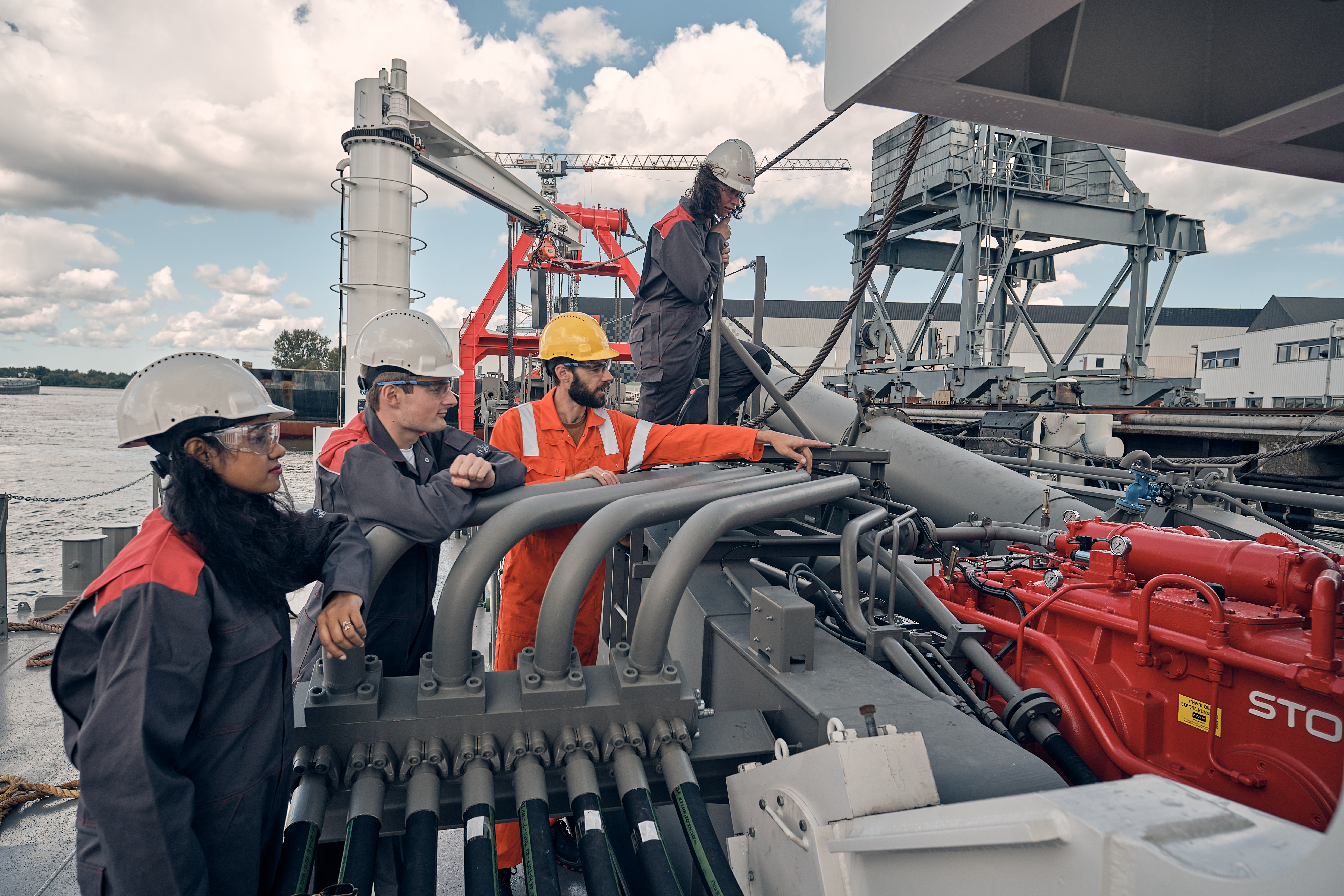 Technical dredge training
