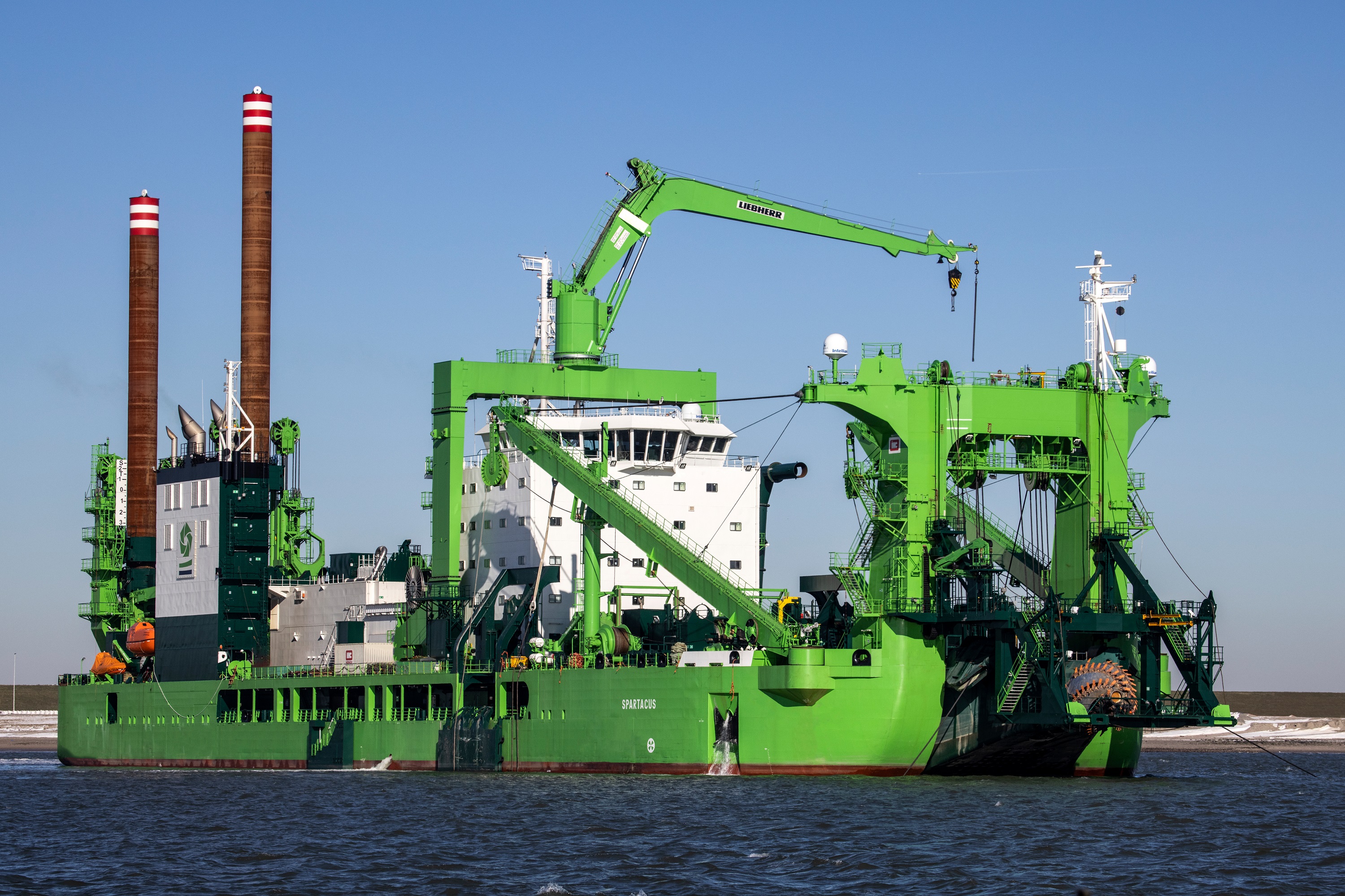 Most powerful cutter suction dredger in the world and first to run on LNG