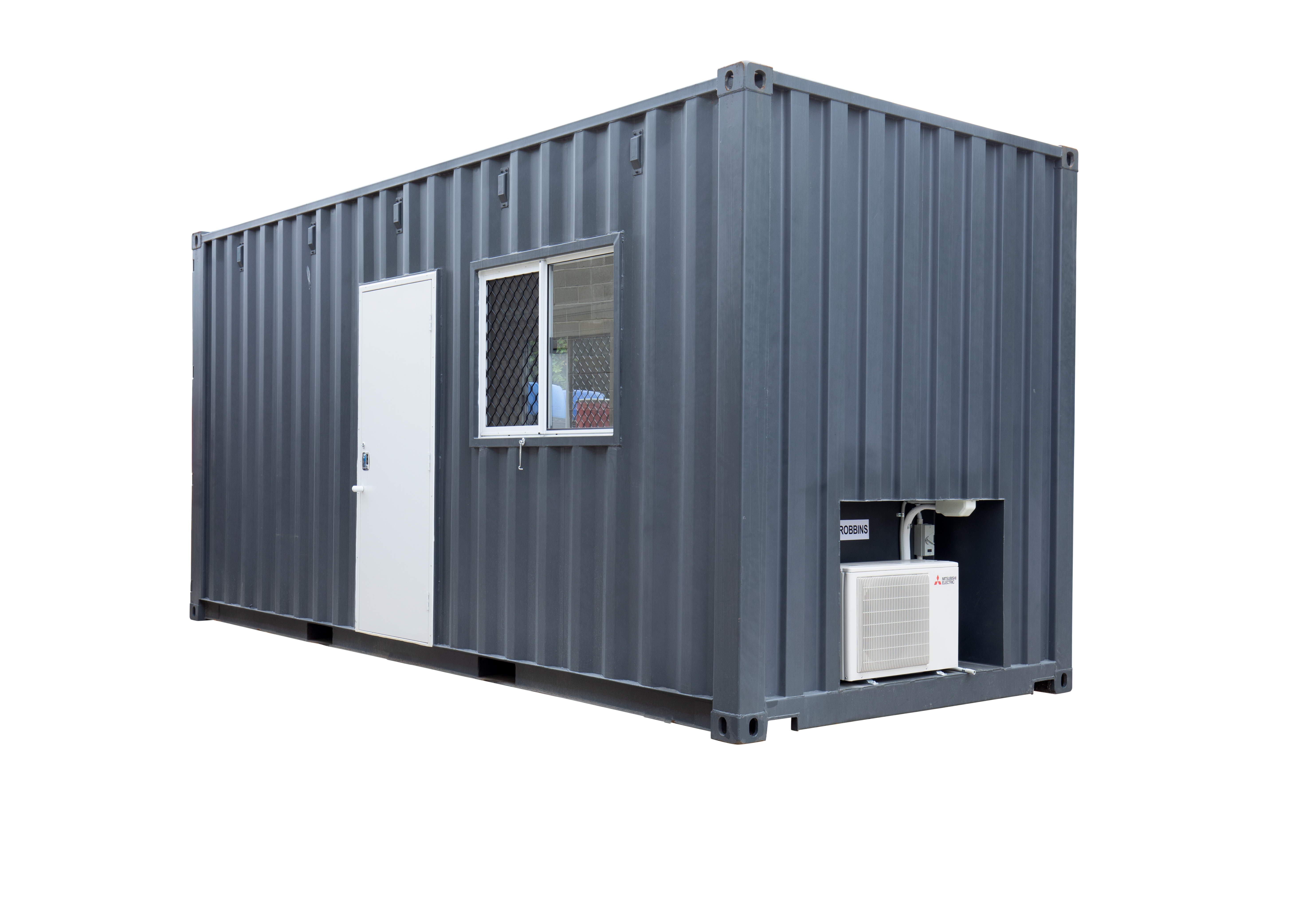 Outside view of the containerised mobile LST lab facility