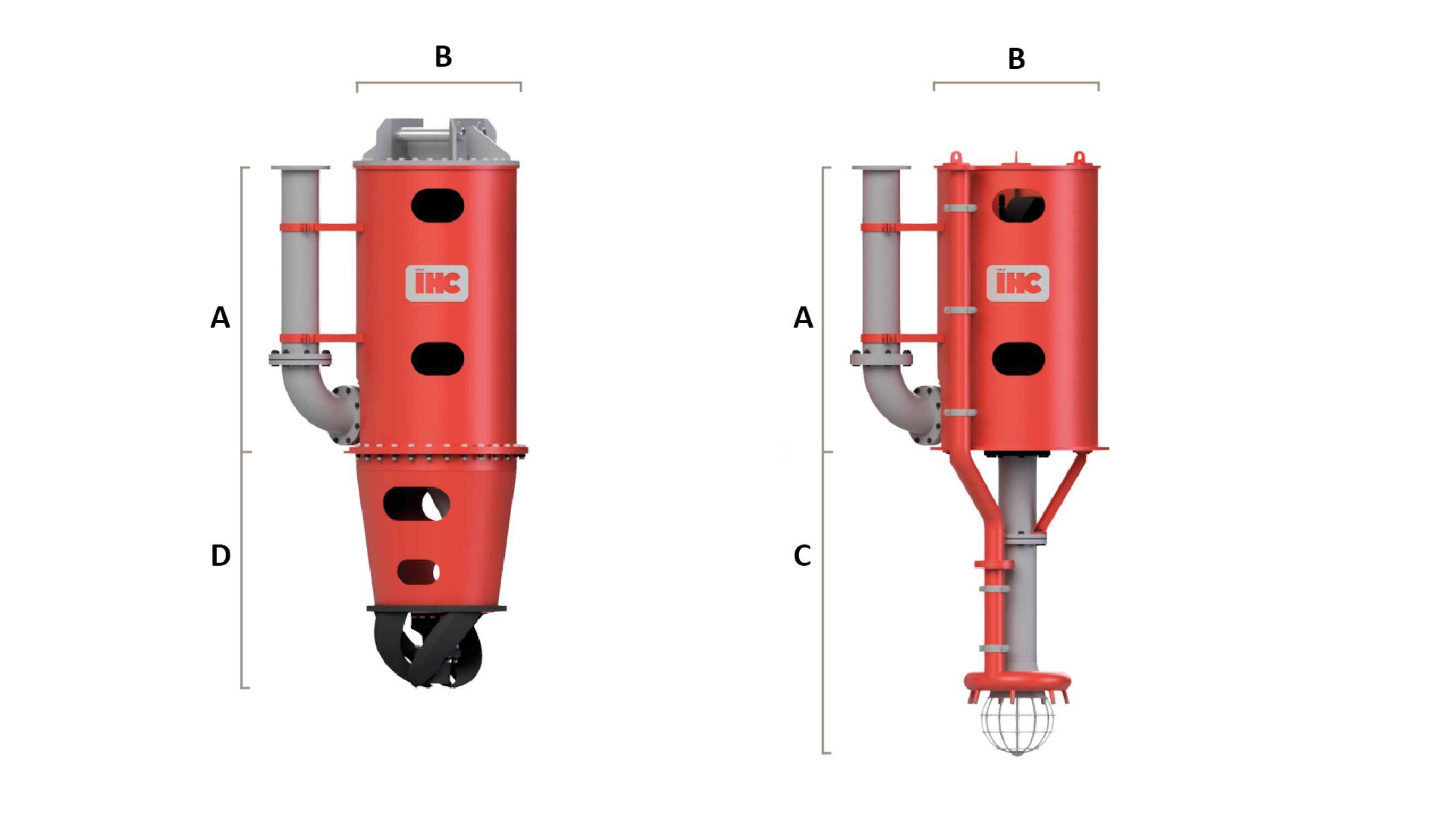 Dimensions of a TT-pump
