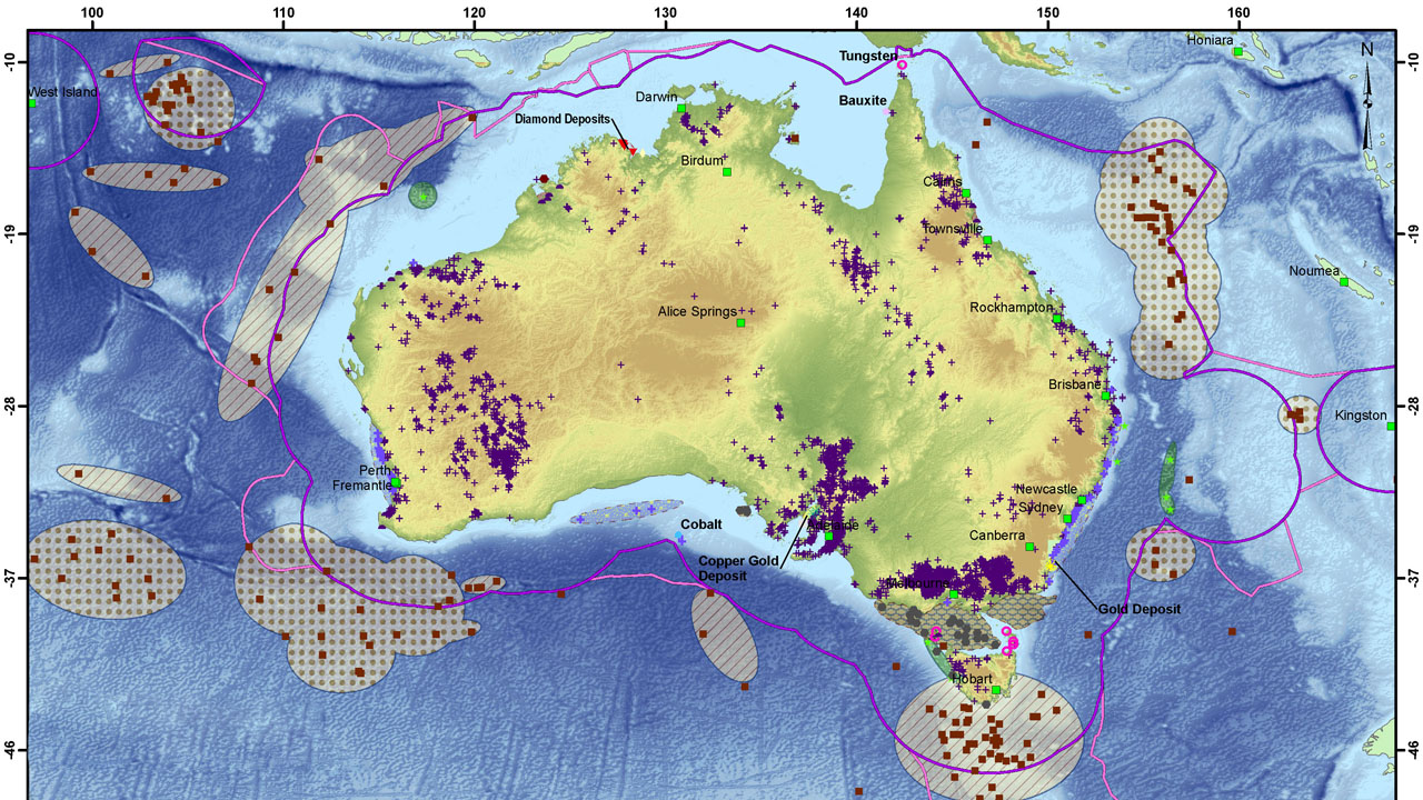 Mineral exploration services - mapping in Australia