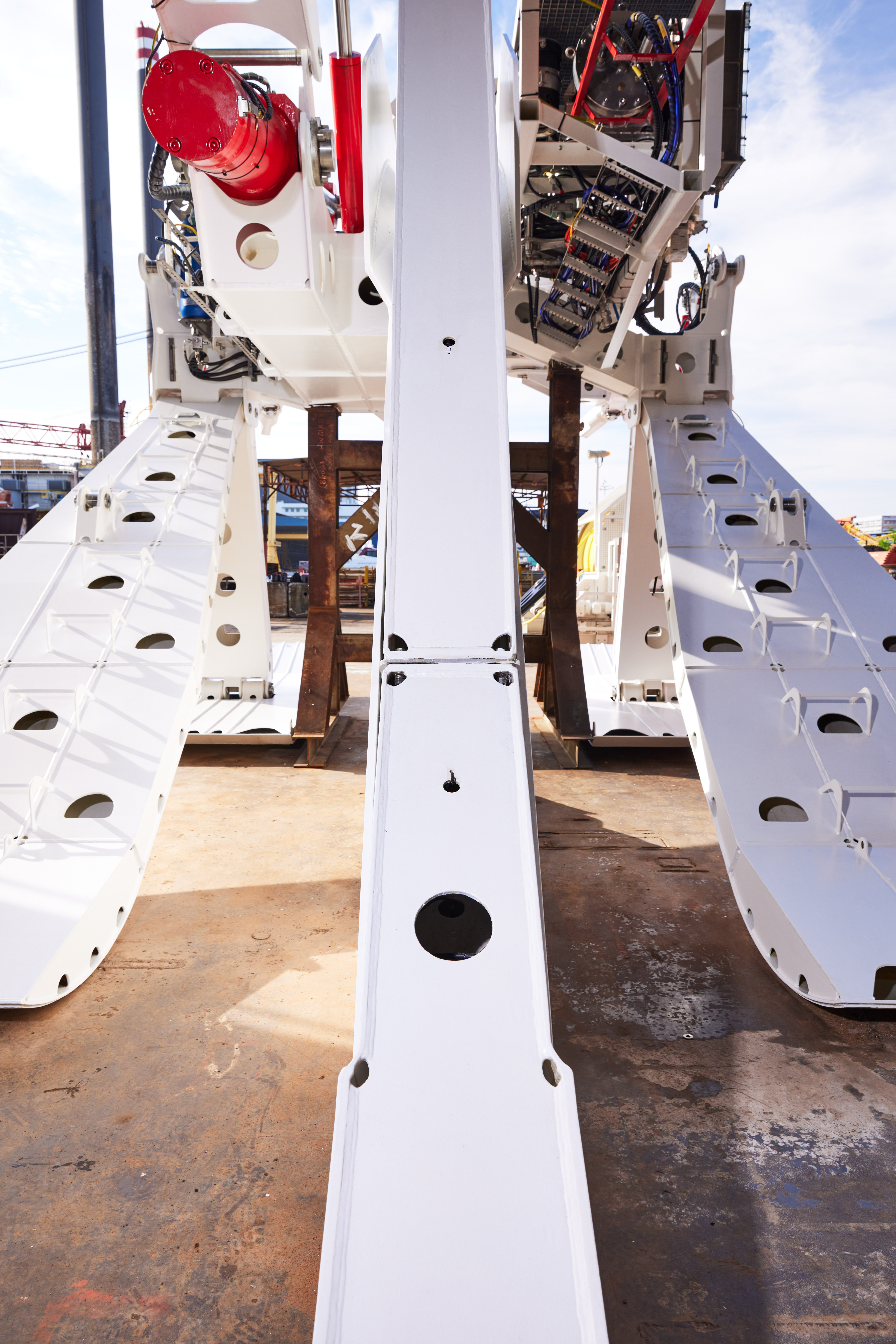 FO cable plough - optional extensions possible