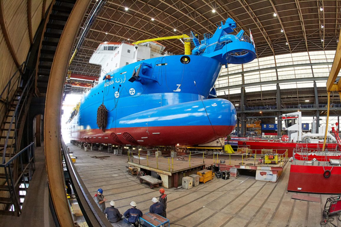 Typical shipbuilding and mission equipment fabrication Kinderdijk