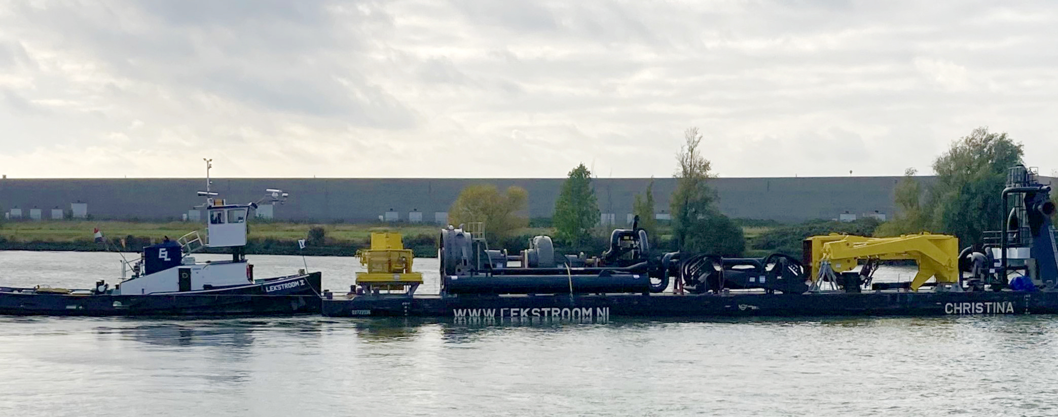 Lekstroom barge CHRISTINA on its way to Rotterdam