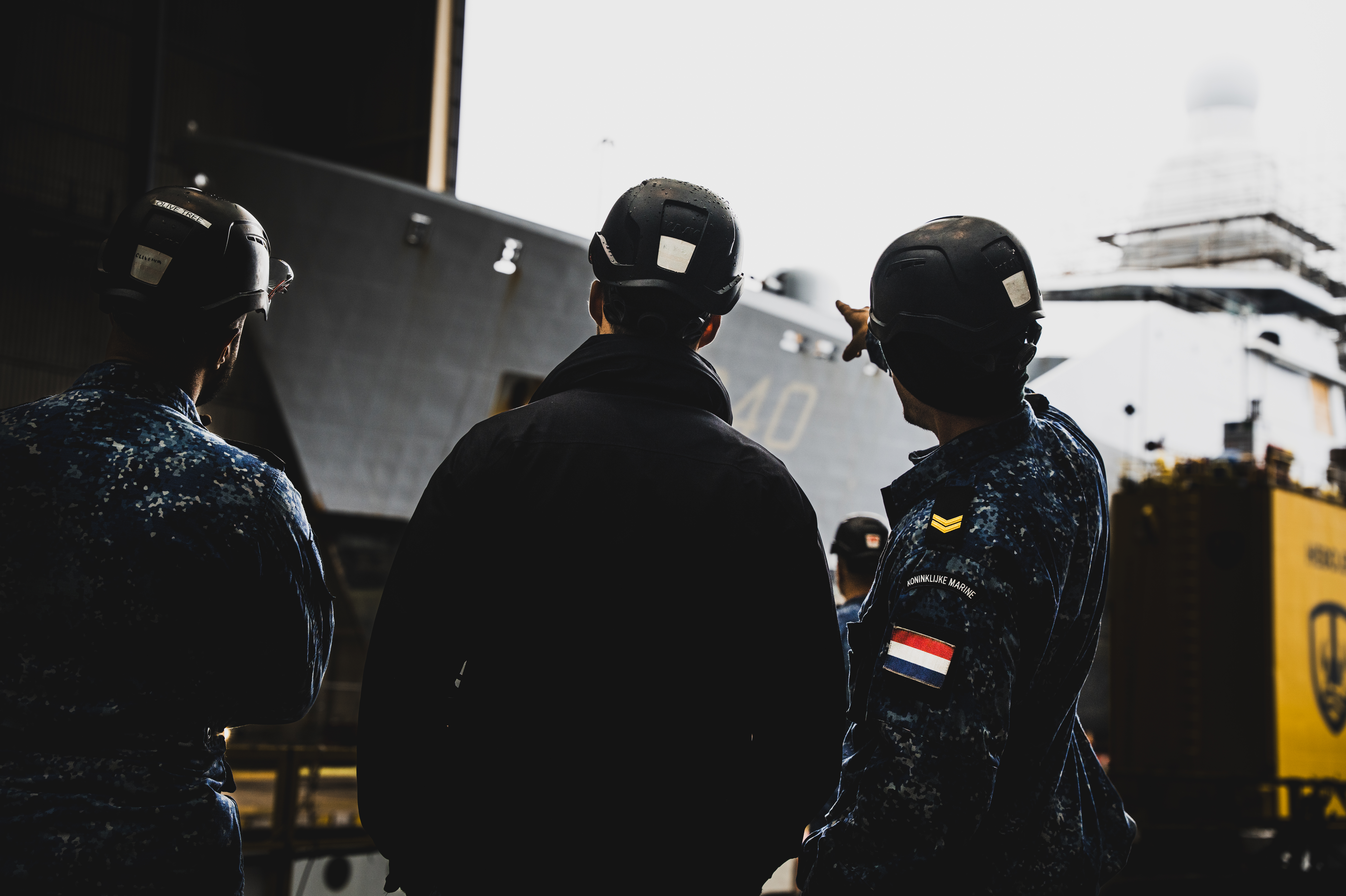 Integrated Royal IHC, COMMIT and DMI team delivering naval maintenance and Midlife Update support for Zr.Ms. Holland (OPV).