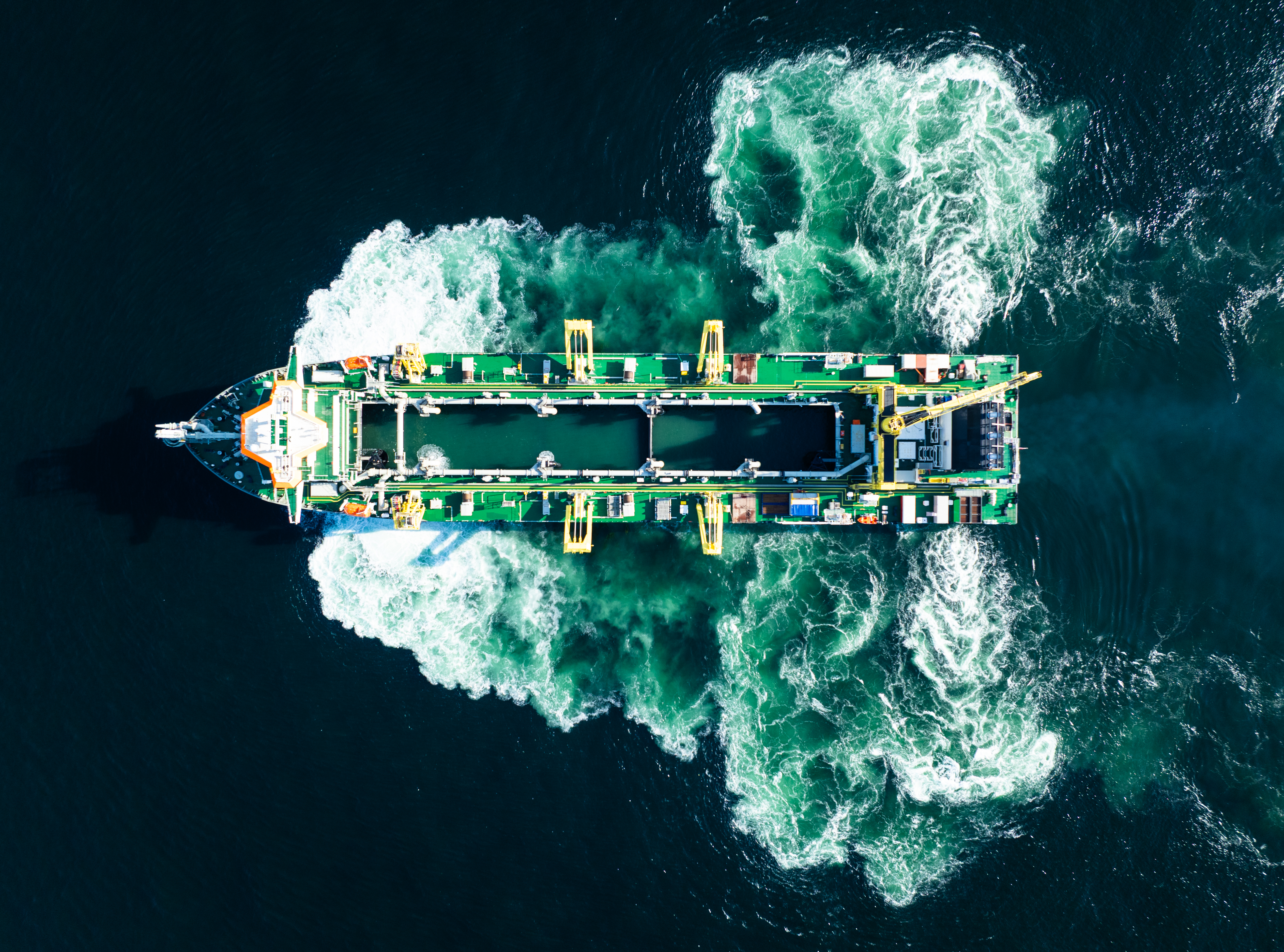 TSHD SEAWAY during sea trials