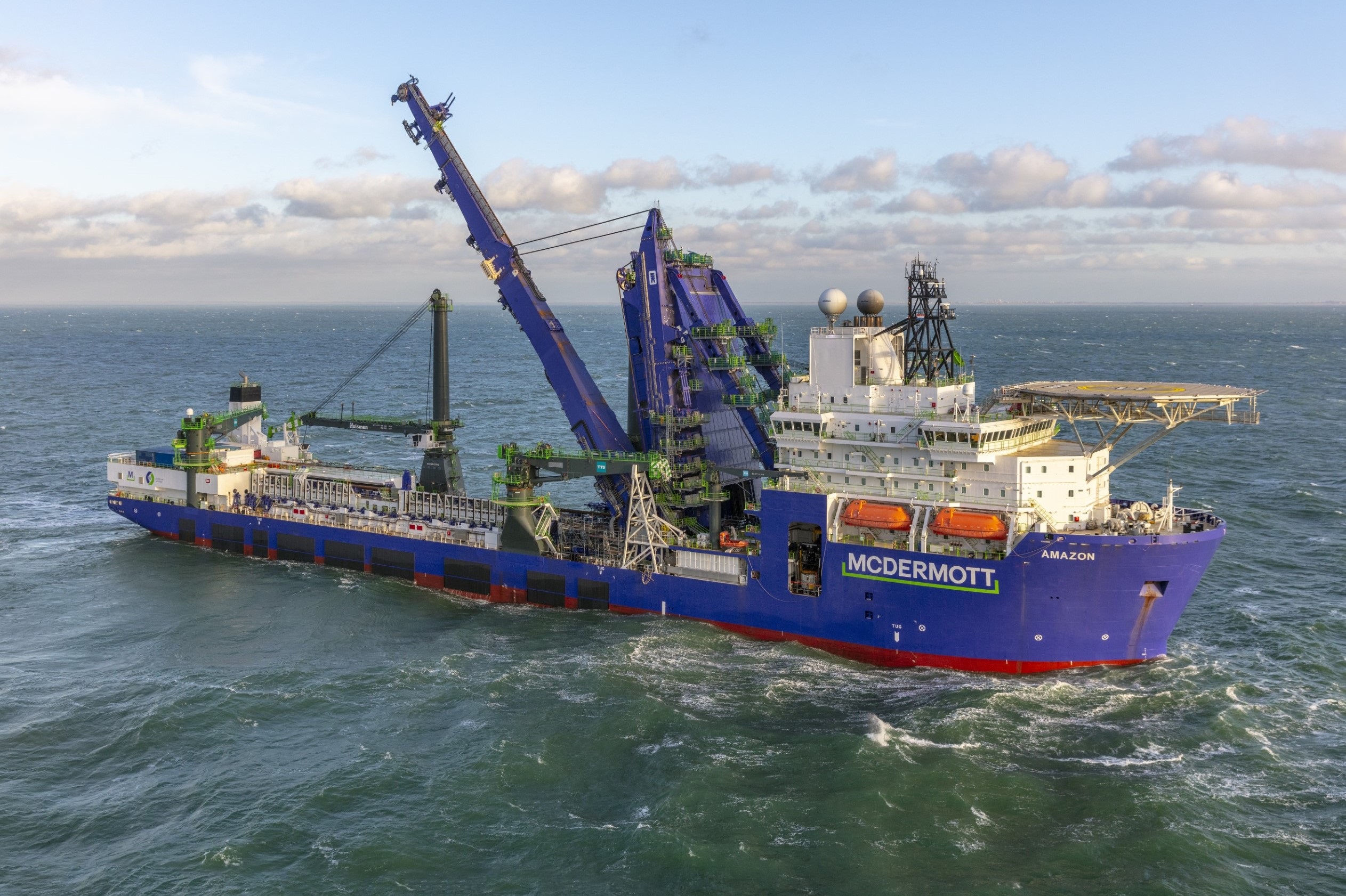 AMAZON J-lay vessel
