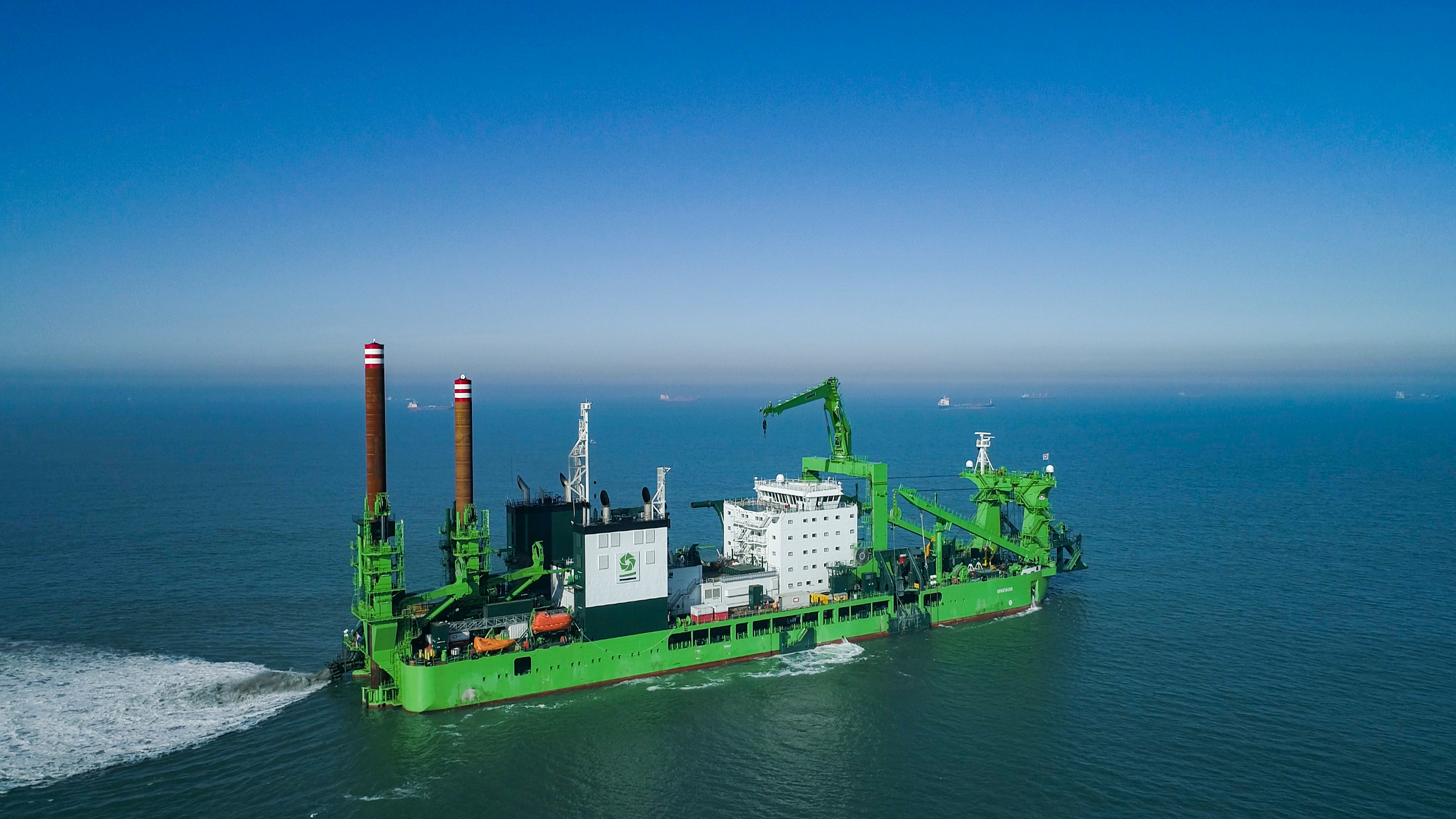 Spartacus - world's most powerful cutter suction dredger