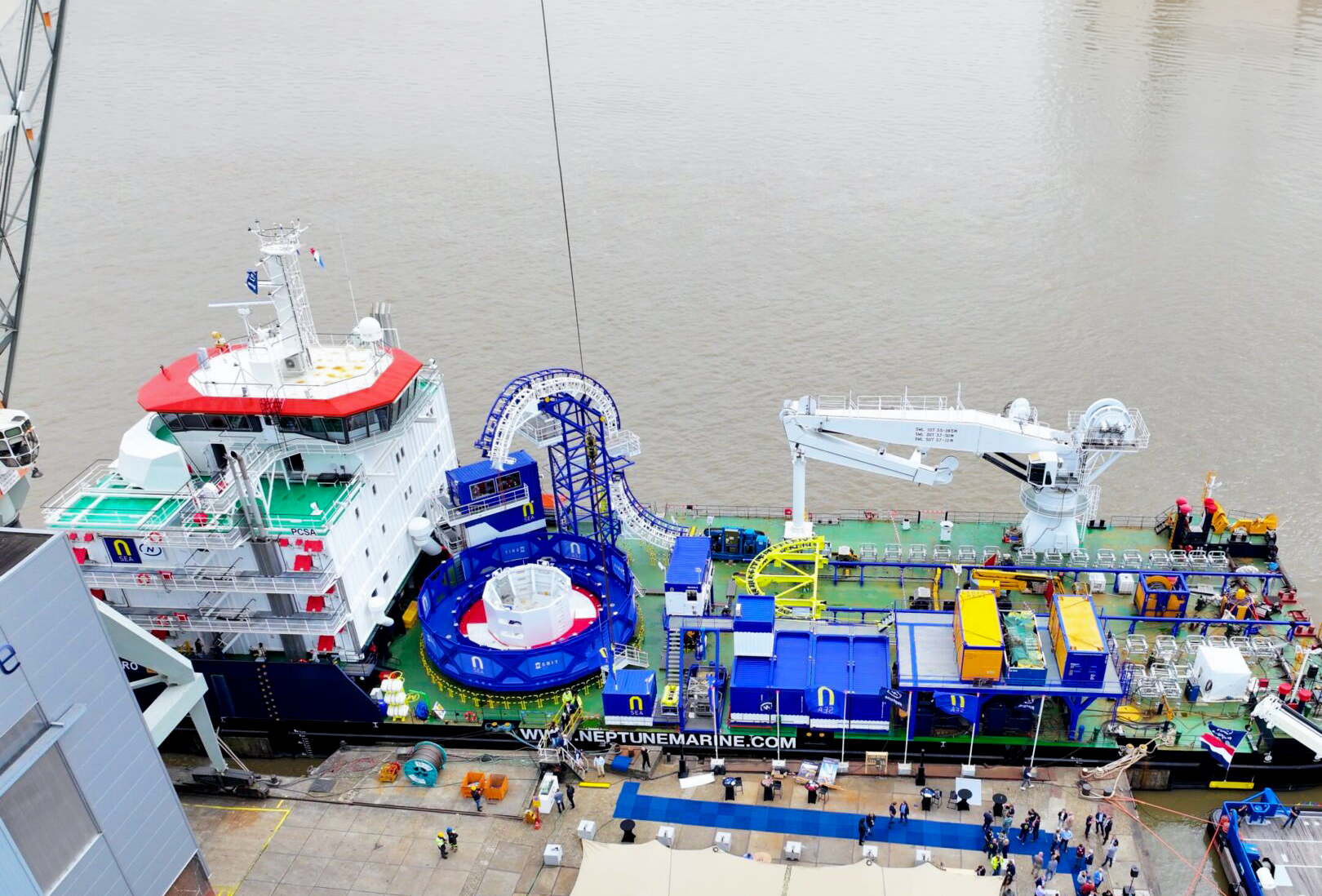 CURO cable lay vessel