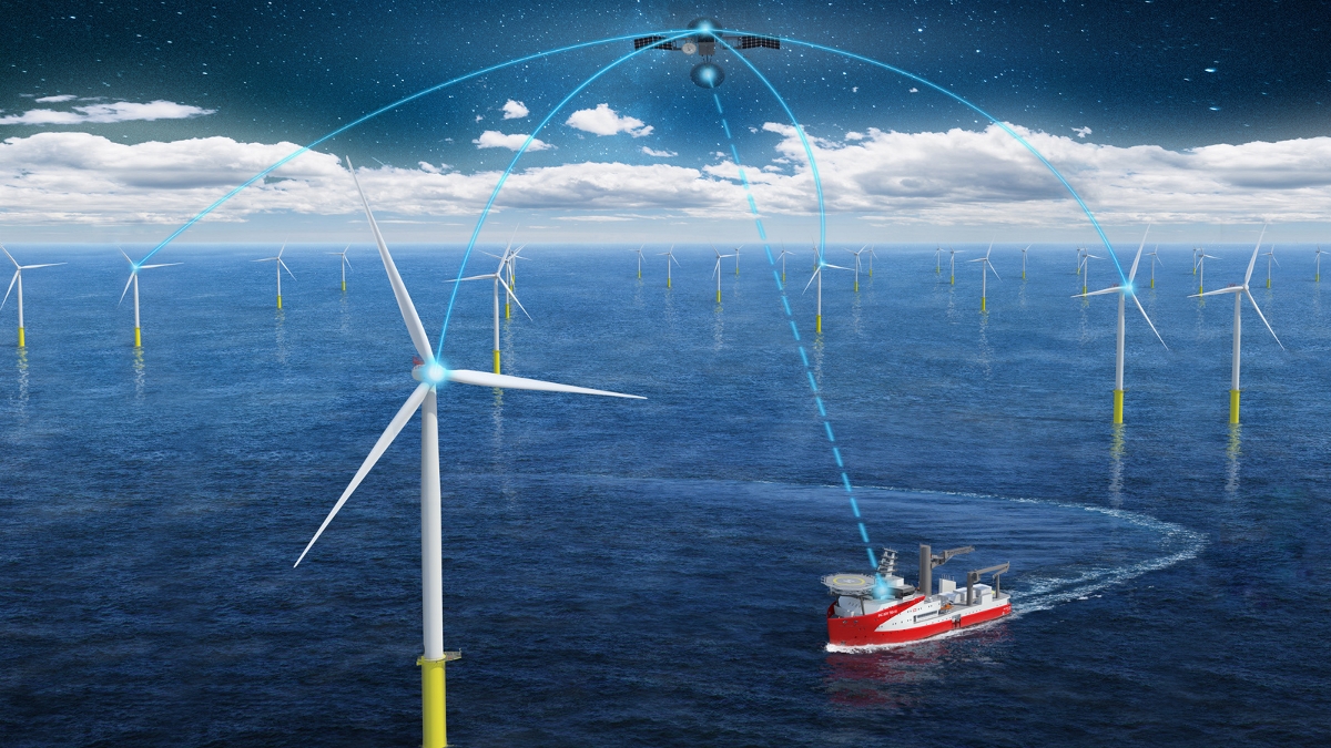SOV using path planner in wind farm