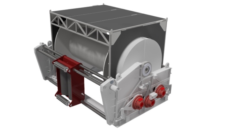 grey render of lift/tow winch