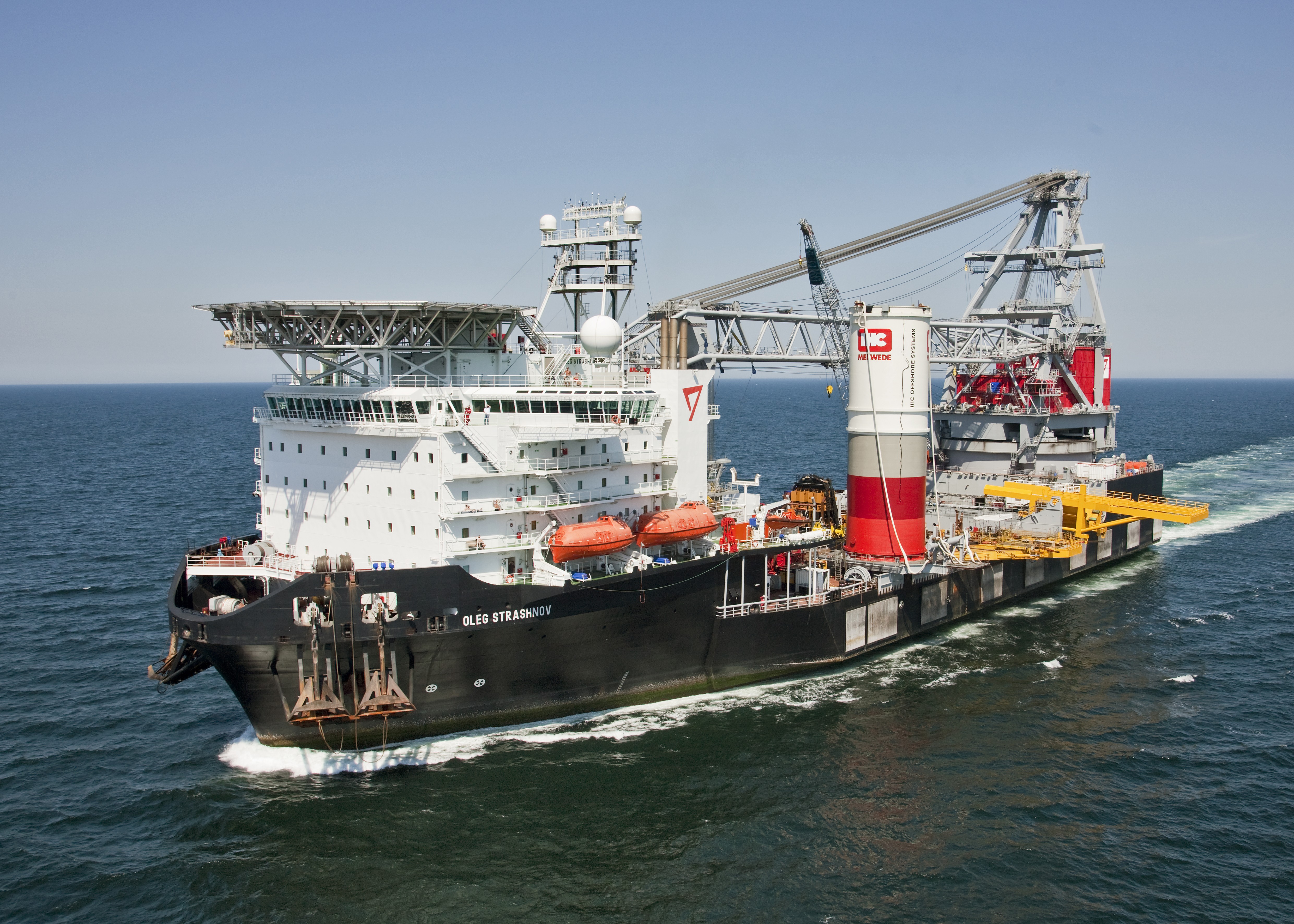 Oleg Strashnov at sea